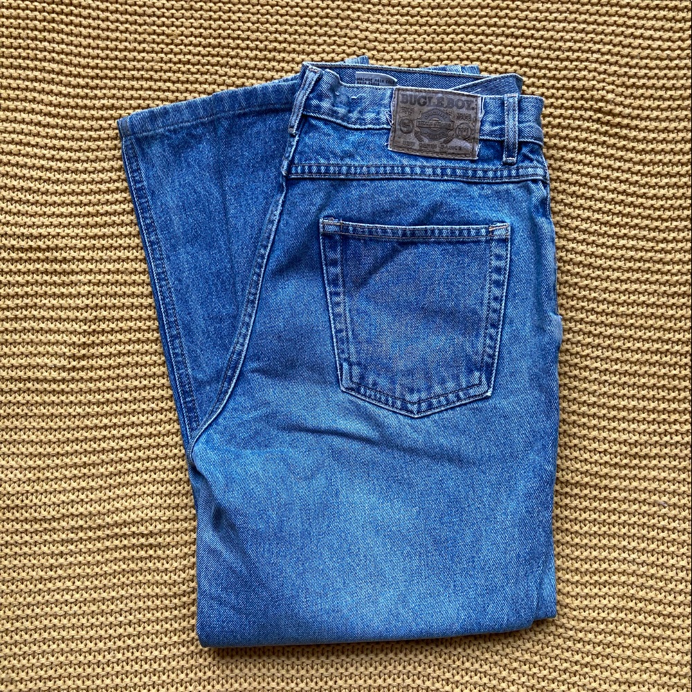 Bugle Boy Cropped Bootcut Jeans